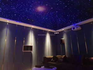 Salle de <span class=keywords><strong>cinéma</strong></span> à domicile plafond en fibre optique étoile ciel étoilé avec conception de prise de vue film atmosphère étoile lumière panneaux de plafond - Product Image 5