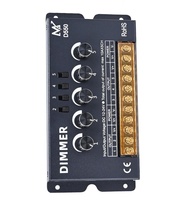 Controlador de Tira LED Magic D550 RGBCW 800W RGB CCT DC12V-24V de 5 Canales RGBWW con Dimmer