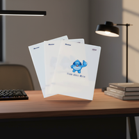 Porte-documents format lettre en PP imperméable et durable avec double poche pour présentations professionnelles, fournitures de bureau et scolaires