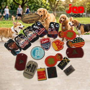 Porte-clés personnalisés en acier inoxydable gravé avec nom, message ou logo, pour sacs d'animaux, clés de <span class=keywords><strong>voiture</strong></span> ou comme porte-clés promotionnels. - Product Image 5