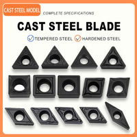 Plaquettes en carbure de tungstène TCMT épaisses avec revêtement CVD TCMT110204/16T304, outils de tournage CNC OEM