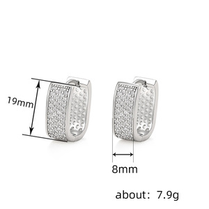 Eleganti Orecchini a Clip per Donne, Design Traforato Chic, Gioielli da Sposa - Product Image 3