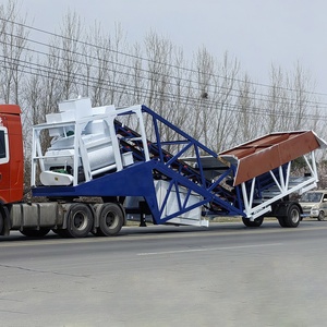 Planta Mezcladora de Concreto Aislada Móvil con Caldera y Aislamiento, Adecuada para Invierno, Planta Dosificadora de Concreto Totalmente Automática - Product Image 1