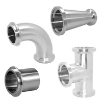 RIGHTPOWER Nouveau raccord Tri-Clamp TC (acier inoxydable SS304/SS316L) Pièces hydrauliques