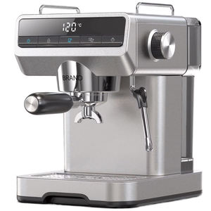 <b>Coffee</b> <b>Machine</b> Factory Logo Custom Home Semi-<b>automatic</b> Espresso <b>Machine</b> Stainless Steel Espresso <b>Coffee</b> Maker Household Semi-aut - Product Image 3