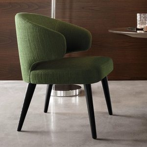 Chaise de salle <span class=keywords><strong>à</strong></span> manger de design italien de haute qualité, chaise élégante et moderne avec pieds en métal pour villa, <span class=keywords><strong>appartement</strong></span> CJ-287E - Product Image 1