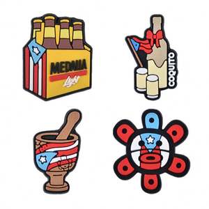 Venta al por Mayor de Fábrica, Dijes Personalizados para Zapatos, Dijes Divertidos con Forma de Comida, Accesorios para Zapatos Deportivos, Dijes para el Día de San Patricio para Zapatos Tipo Clog - Product Image 1