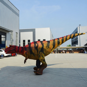 Costume de dinosaure léger <span class=keywords><strong>Jurassic</strong></span> <span class=keywords><strong>World</strong></span> avec pattes visibles, costumes de dinosaures à thème en tailles adultes pour spectacle de parc - Product Image 1