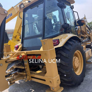 Nouveau Retroexcavadora CAT420 CAT426 CAT416 CAT432 4x4 Caterpillar 420F 420F2 chargeuse sur pneus 8 tonnes charge nominale bras d'extension moteur - Product Image 6