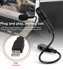 SF-558 Cổ Ngỗng Linh Hoạt <span class=keywords><strong>Mini</strong></span> Mic Condenser <span class=keywords><strong>USB</strong></span> <span class=keywords><strong>Microphone</strong></span> Cho Máy Tính Xách Tay Ghi Âm Âm Thanh - Product Image 4