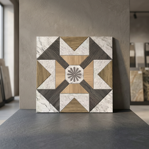 Carreaux muraux en céramique numérique Elevation 300x300mm, finition brillante ou mate, série de décoration murale, carreaux de sol extérieurs antidérapants à connecter - Product Image 4