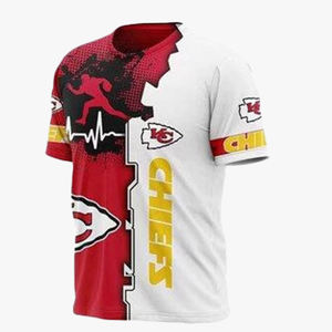 Camiseta de Verano a la Moda, Jersey de Rugby con Estampado Digital 3D, Cuello Redondo, Manga Corta, Informal, Deportiva, para Hombre - Product Image 1