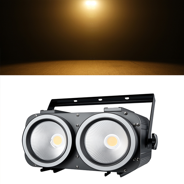 2 Eyes LED Blinder Light with Ring Stage Blinder Dj Disco Lights with Dmx Control