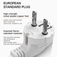 Prise de courant USB multifonction standard européenne, types d'interface personnalisables pour les applications domestiques, de bureau et de cuisine