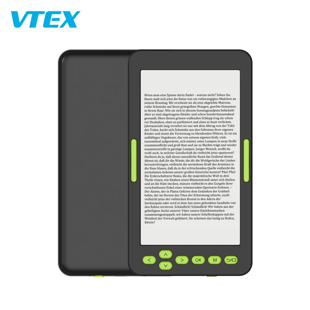 Lecteur d'encre électronique Vtex Pocket Slim facile à transporter Pdb Pdf Rtf Txt Pdf 4.7 pouces lecteur de livre électronique prix de gros Oem E Reader Ebook