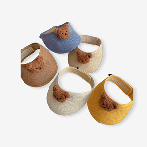 Super carino estivo protezione solare cappello da orso <span class=keywords><strong>per</strong></span> <span class=keywords><strong>bambini</strong></span> nuovo parasole neonato pieghevole <span class=keywords><strong>per</strong></span> viaggi e attività all'aperto - Product Image 1