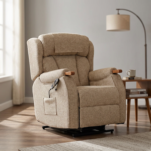 Electric Poltrona Lift Recliner Chair Fabric <b>Sofa</b> with Remote Control Dual Motors Zero Gravity Function <b>Sofa</b> Chair - Product Image 3