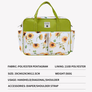 Imprimer Sac à langer antichoc fourre-tout multifonction bébé imperméable doux intérieur sac à couches - Product Image 3