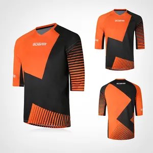 Mode Heren Mountainbike Mtb Jersey Licht Gewicht Custom Downhill Jersey