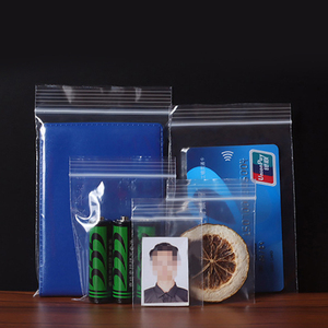 Kích thước tùy chỉnh Túi <span class=keywords><strong>Ziplock</strong></span> tái sử dụng với <span class=keywords><strong>PE</strong></span> rõ ràng dây kéo nhựa bao bì thực phẩm tổ chức với logo in an toàn - Product Image 6