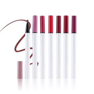 Crayon à lèvres vegan longue tenue, 7 couleurs, imperméable, anti-bavures, anti-transfert, faible MOQ, marque privée, OEM, ODM - Product Image 1