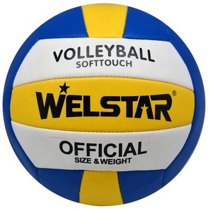 Balón de <span class=keywords><strong>Voleibol</strong></span> de Entrenamiento de PVC Colorido, Tamaño Oficial <span class=keywords><strong>5</strong></span>, Diseño Personalizado al por Mayor, con Logotipo Impreso para Promoción Corporativa - Product Image 1