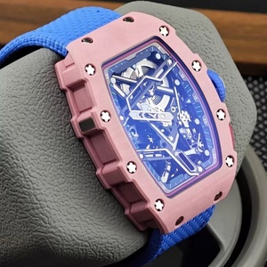 Bestseller 0704 Montre automatique pour femme, tendance sportive, avec mouvement tourbillon, verre saphir et affichage HD transparent - Product Image 3