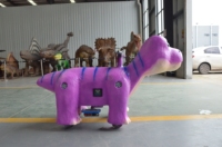 Scooter électrique animatronique dinosaure à monnayeur pour enfants, modèle de parc d'attractions, scooter dinosaure, balade dinosaure pour enfants