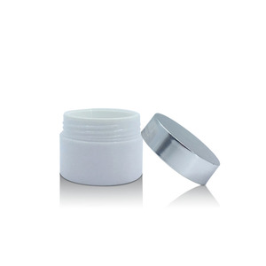 HAPUTA white small recycle empty skin care plastic cream jar chemical professional set jar 20g