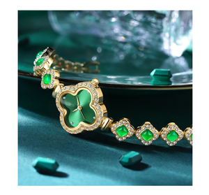 Reloj de pulsera de cuarzo con diamantes de lujo para hombre, estilo hip hop, con números arábigos DFS12 - Product Image 4