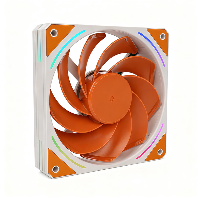 OEM 5V Replacement PWM Fan Standard Size Non LED High Reliability Cooling Fan with Plastic Heatsink for Desktop PC