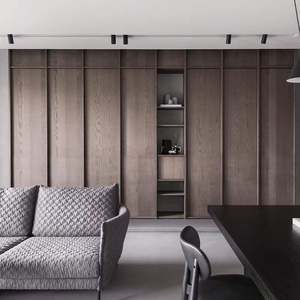 Garde-robe de chambre à coucher modulaire personnalisée en bois Design moderne Meuble d'entrepôt - Product Image 2