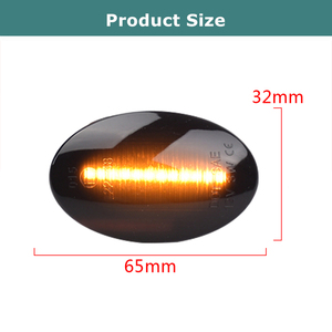 2 pezzi per Ford Transit MK6 MK7 <span class=keywords><strong>Tourneo</strong></span> 2000-2014 Mondeo I MK1 Fiesta III MK3 IV MK4 LED indicatore di direzione indicatore dinamico luce - Product Image 2