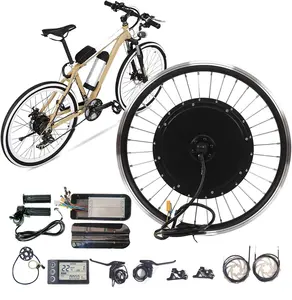 20 26 pollici 48V 60V 72V 1000W 1500W Brushless Gearless DC Hub Motor bicicletta elettrica Ebike MTX Rim Conversion Kit