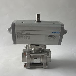 Unité de vanne à bille à commande pneumatique VZBA-1/2''-GG-63-T-22-F0304-V4V4T-PP15-R-90-C - Product Image 1