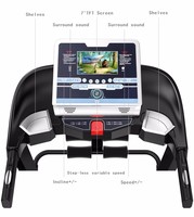 Tapis roulant pliable multifonction Lijiujia 2.0HP, 120 kg, inclinaison automatique, écran LCD, machine de course pour la maison, CMETS8, antichoc, USB