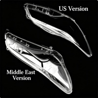 Couverture de lentille de phare avant pour Toyota Camry 15 17 Version Moyen-Orient Version US Boîtier transparent de phare