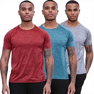 เสื้อกีฬาผู้ชายแบบสวมใส่สบาย ผลิตในจีน ผ้าถักเนื้อแน่น ผสมคอตตอน 95% สแปนเด็กซ์ 5% ทรงปกติ เหมาะสำหรับออกกำลังกาย - Product Image 3