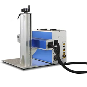 Sortie d'usine 3D dynamique 20w fibre laser marqueur graveur laser machine de marquage pour crayon/plaque signalétique/aluminium/caoutchouc