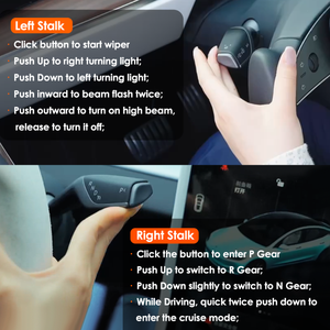 Levier <span class=keywords><strong>de</strong></span> changement <span class=keywords><strong>de</strong></span> <span class=keywords><strong>vitesse</strong></span> intelligent pour <span class=keywords><strong>Tesla</strong></span> Model 3 Highland Volant Tournant Tige Bar Voiture Assistée Accessoires Grab Control - Product Image 3