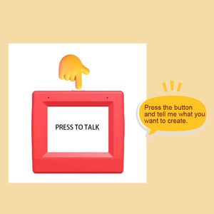 Imprimante thermique portable Q15 AI Mini avec écran de 2,8 pouces, commande vocale, impression instantanée pour l'éducation et les jouets pour enfants - Product Image 4