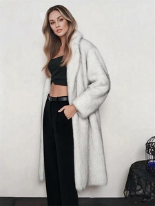 Zeyu 2026 Abrigo Largo de Piel Sintética Oversize para <span class=keywords><strong>Mujer</strong></span>, Ideal para Streetwear, Uso Diario y Salidas Casuales, Abrigos de Piel Sintética para <span class=keywords><strong>Mujer</strong></span> ODM - Product Image 6