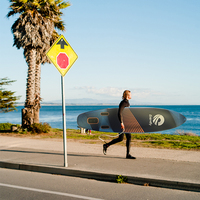 Entroffy personnalisé coloré peint longue planche mousse époxy surf planche de surf planche de surf
