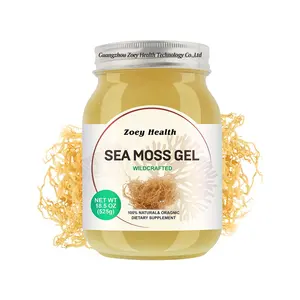 Sea Moss Gel Organic Raw Flavored Irish Seamoss Gel Immune and Digestive Support Vitamin Mineral Antioxidant Supplements