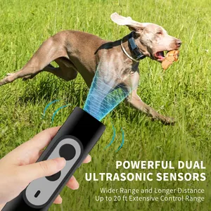 Dispositif Anti-aboiement répulsif pour chien, appareil d'entraînement répulsif à ultrasons pour chien à main infrarouge pour chien