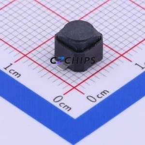 1TS009D-2300-5000-CT Tactile Switch SMD,6x6mm Switch Single Pole Single Throw Round Button 2.3N Vertical Mount - Product Image 1