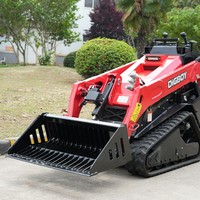 Mini Skid Steer Loader Mesin Diesel Premium D1105 dengan Sistem Hidrolik Penuh, Pompa Rotary Tiller & Motor - Efisiensi Tinggi