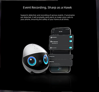 Robot chien intelligent Air2 Plus en plastique écologique avec contrôle par application et communication audio bidirectionnelle