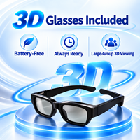 Écran LED Cinéma 3D Ultra HD 4K Polarisé Passif Bestar, Système d'Affichage Grand Format à Taux de Rafraîchissement Élevé, Écran de Cinéma 4D pour Cinéma 4DX