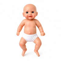 Poupée Reborn réaliste en silicone solide de 20 cm (8 pouces), toucher doux, jouet de collection pour bébé réaliste